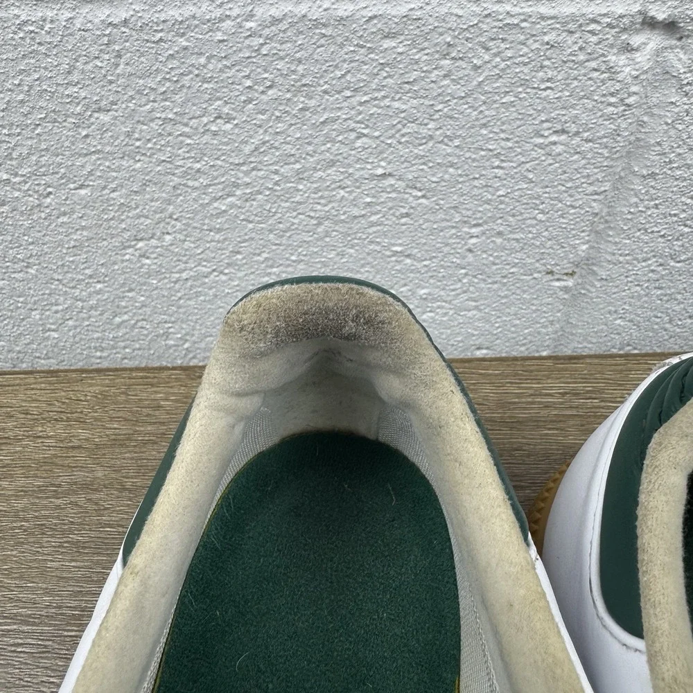Adidas‎ Samba Golf Shoes Spikeless White Green Gum4 JH6151 Sz 10.5